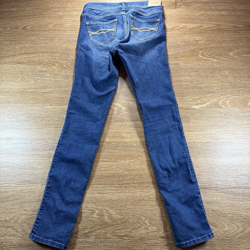 Abercrombie Kids Jeans Girls Size 16 Blue Skinny Stretch Denim - Picture 12 of 12